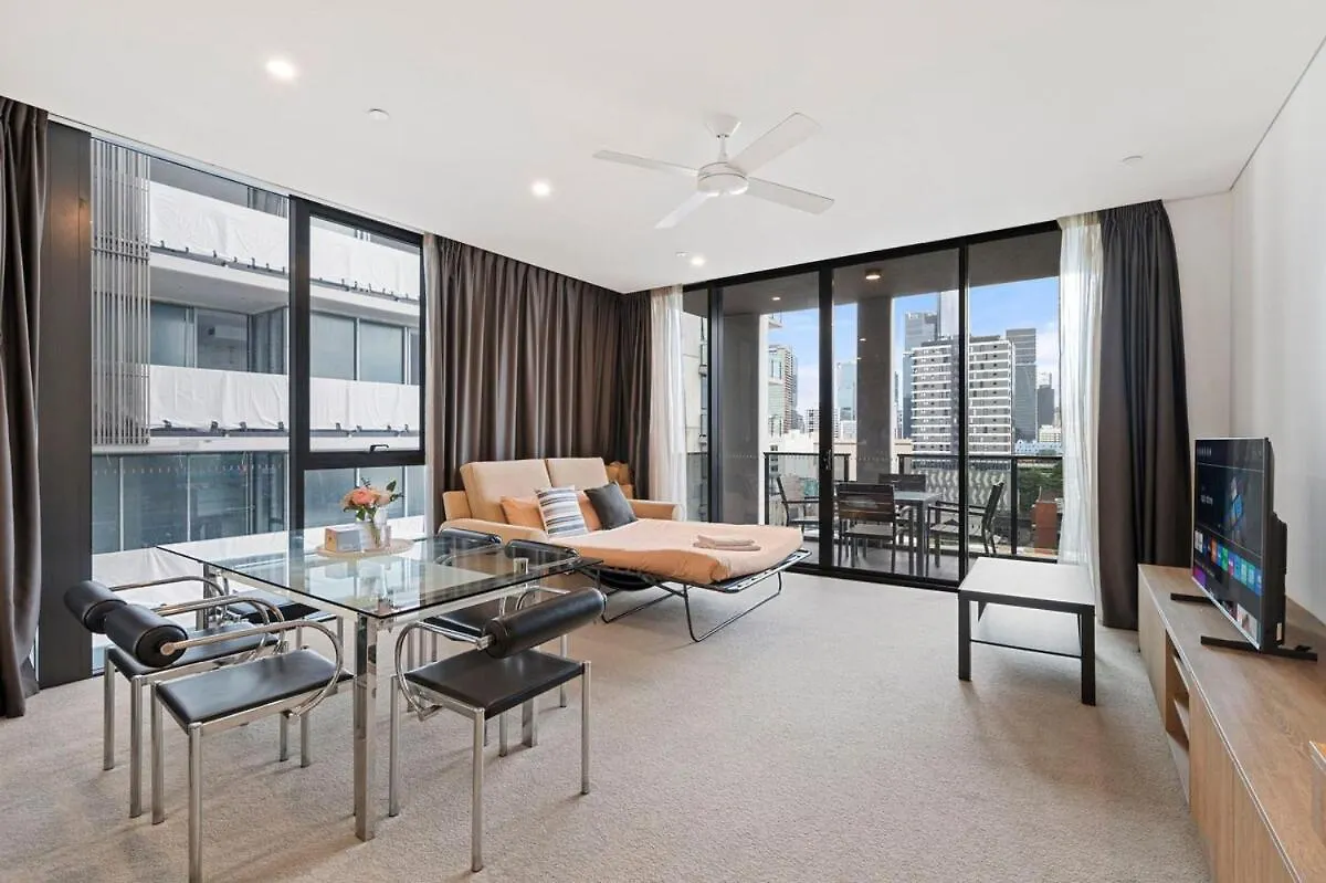 001Q Stunning City View Abnb-Style 2Br Apt, Free Parking 0*, Brisbane
